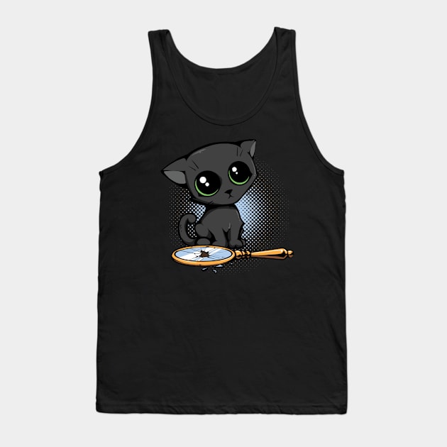 Unlucky Kitty Tank Top by SpicyMonocle